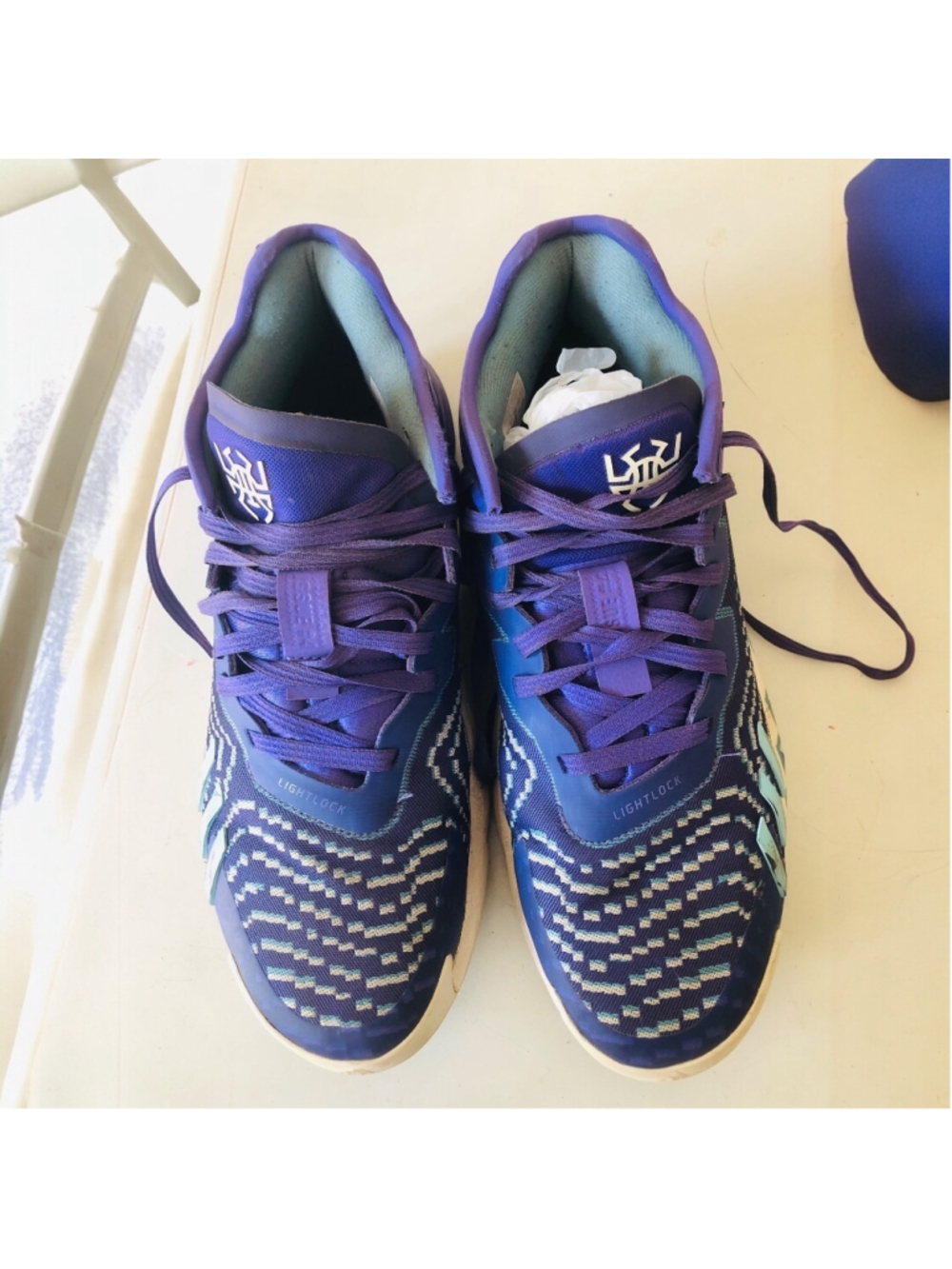 Size 13 adidas D.O.N. Issue 4 Throwback Utah Jazz Basketball Sneakers Mitchell